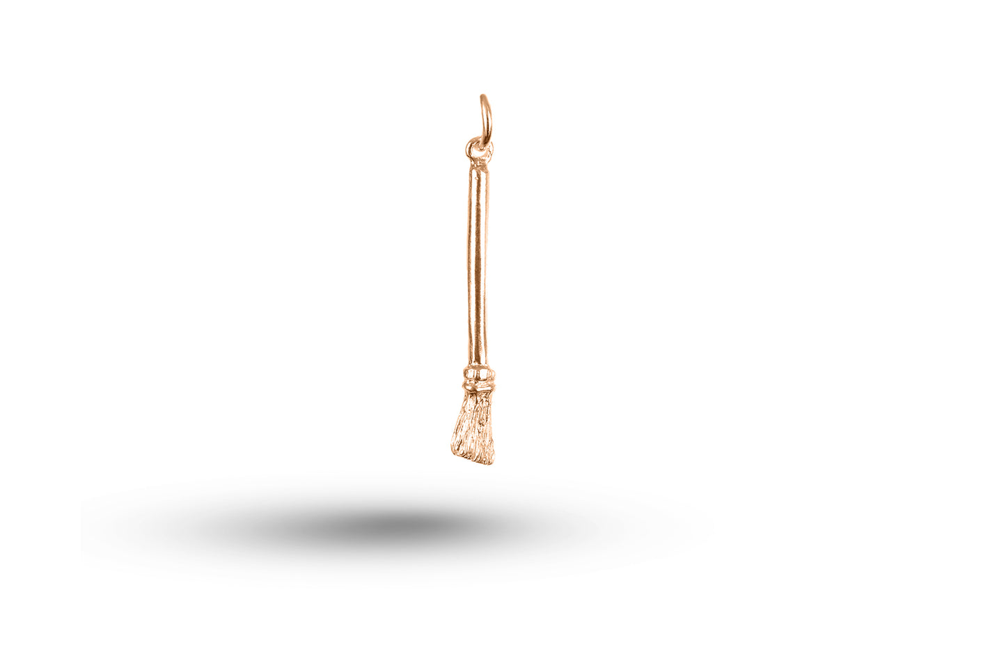 Luxury rose gold Broom charm.