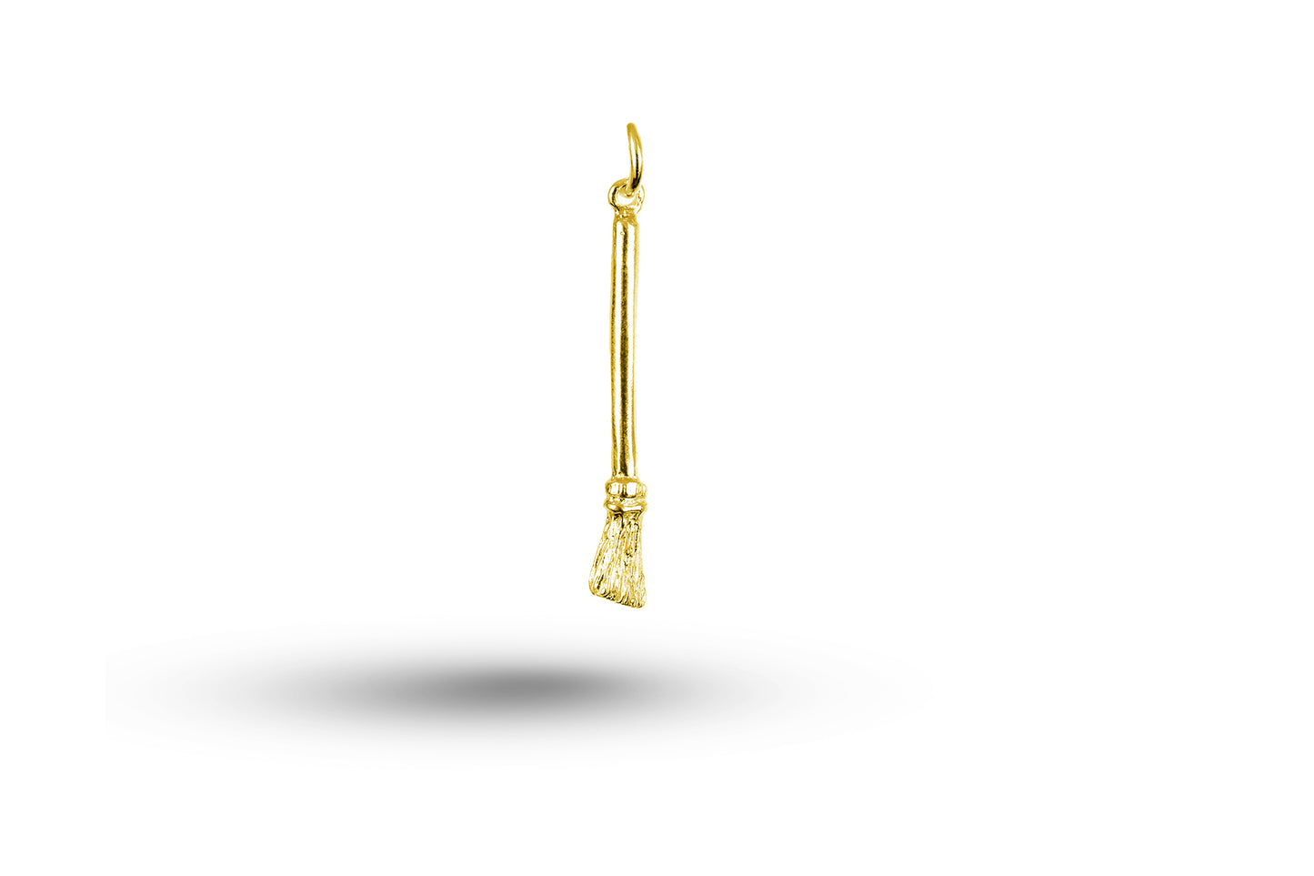 Luxury yellow gold Broom charm.