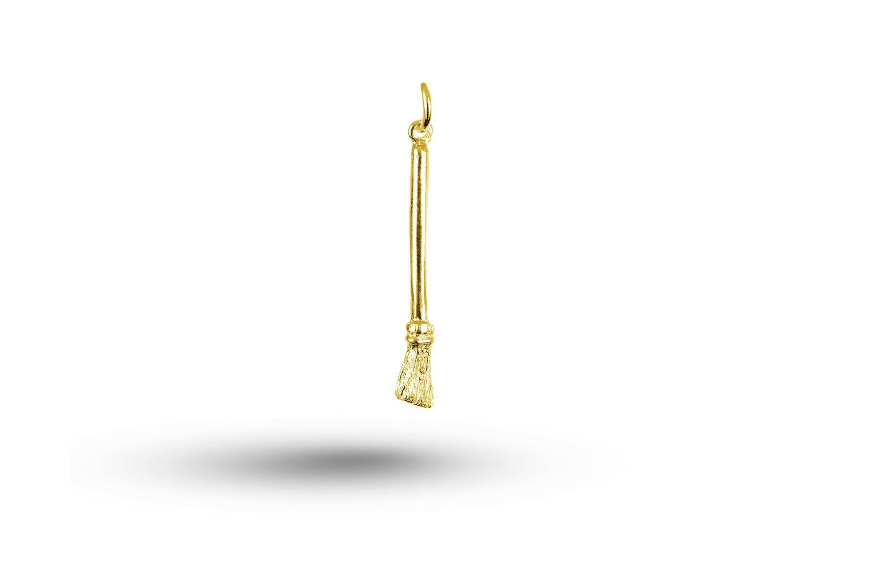 Luxury yellow gold Broom charm.