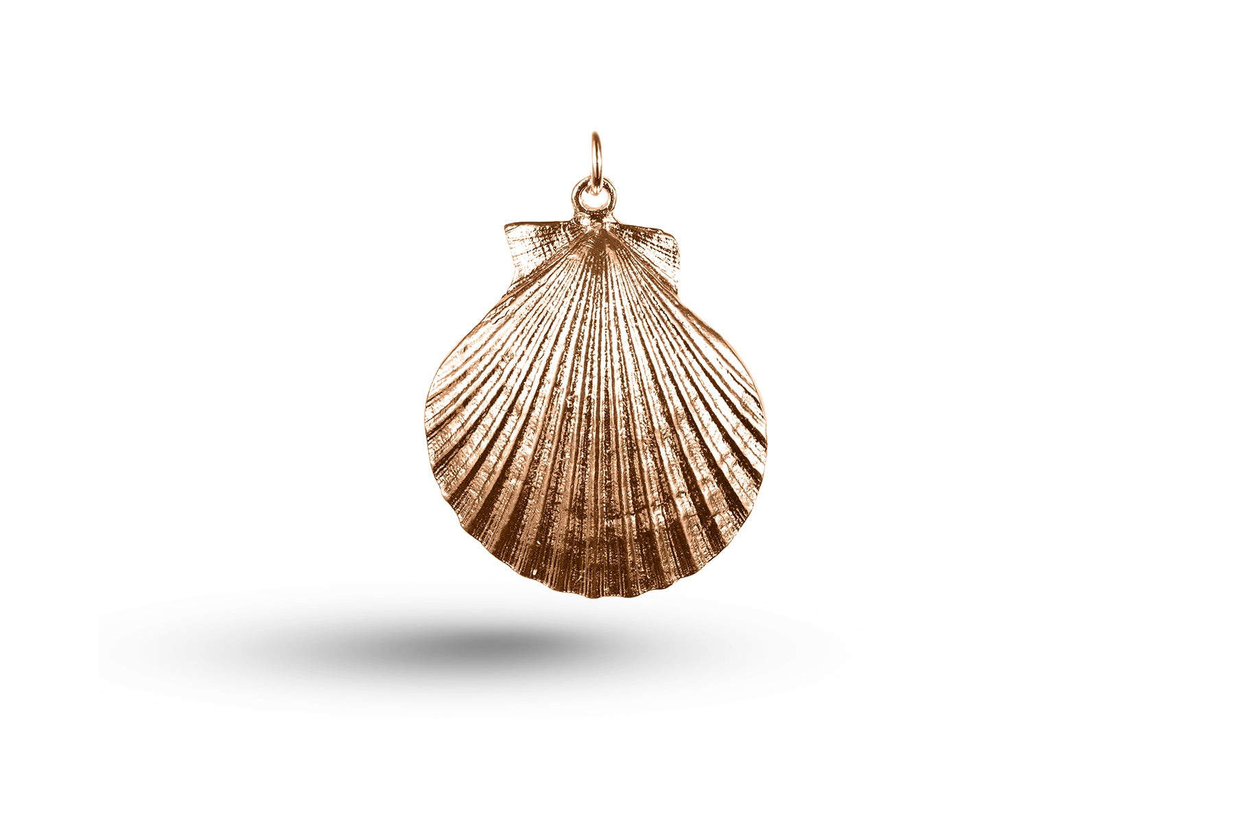 Rose gold Sea Shell charm.