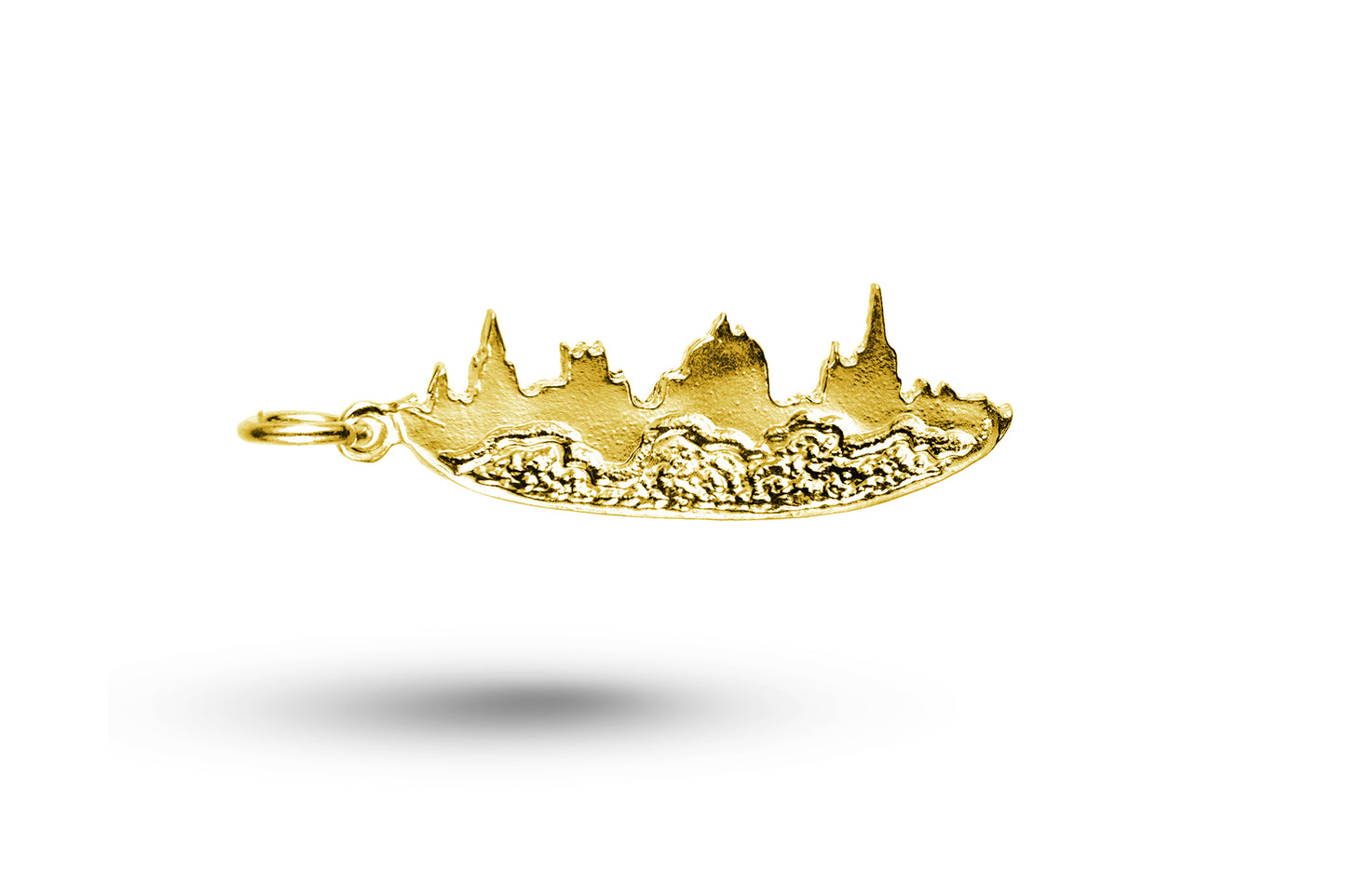Yellow gold London Skyline charm.