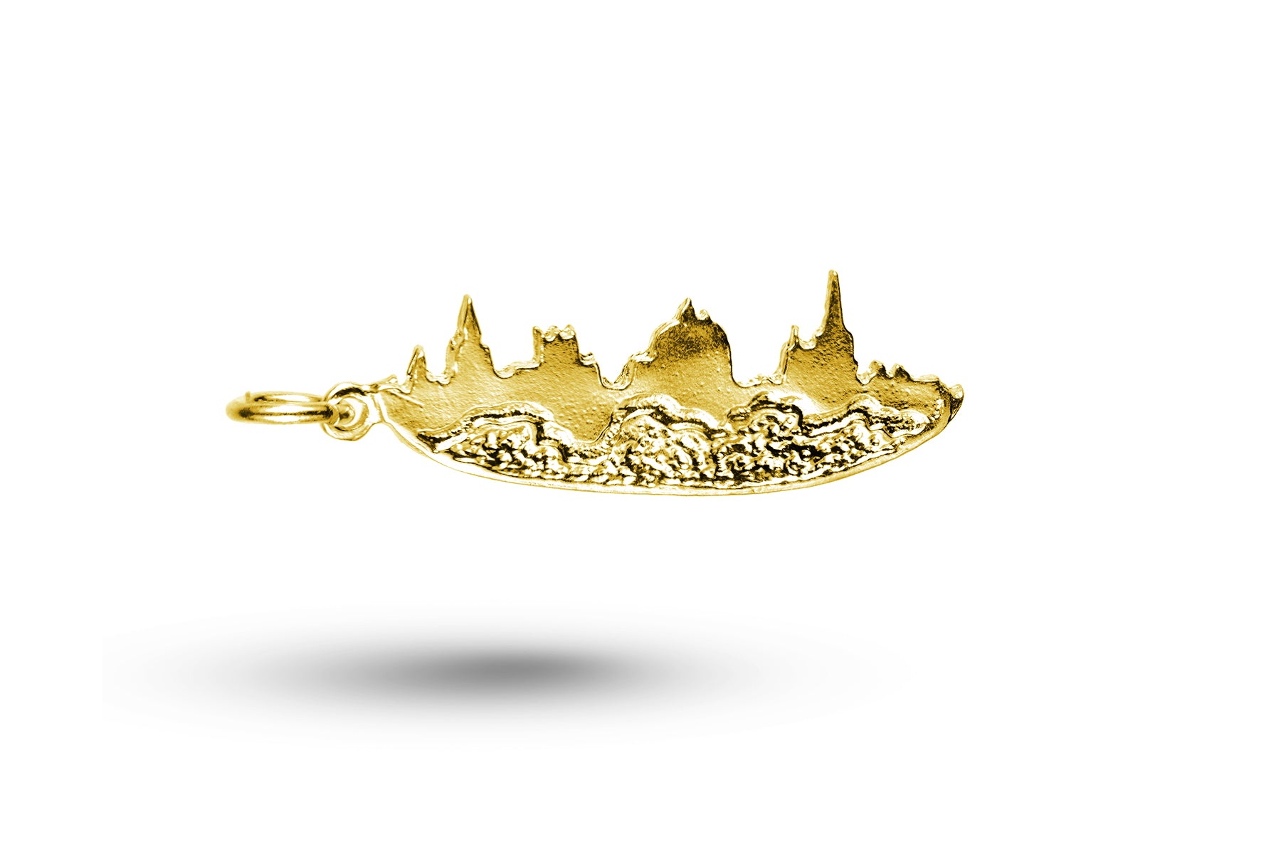 Yellow gold London Skyline charm.