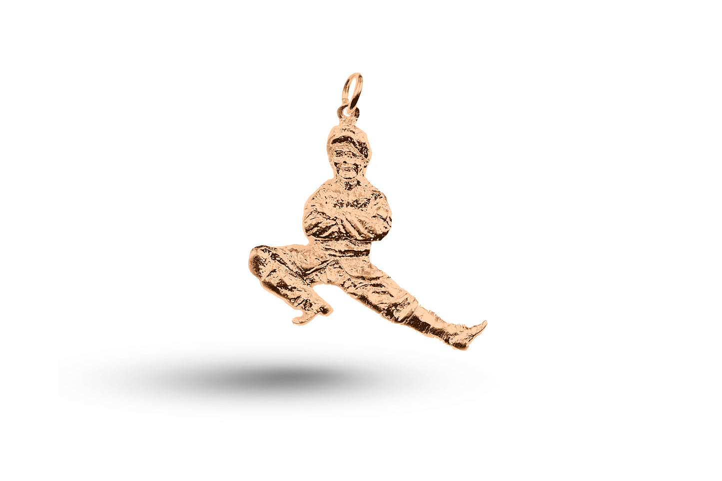 Rose gold Russian Dancer charm.