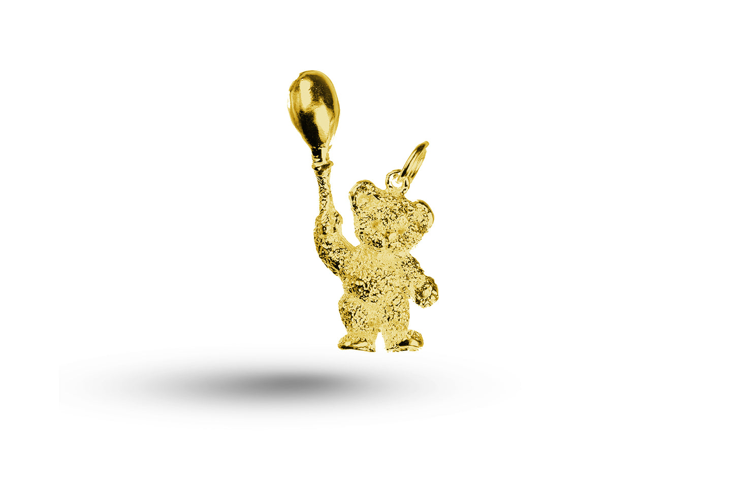 Yellow gold Teddy with Balloon charm.