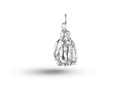 White gold Gorilla charm.