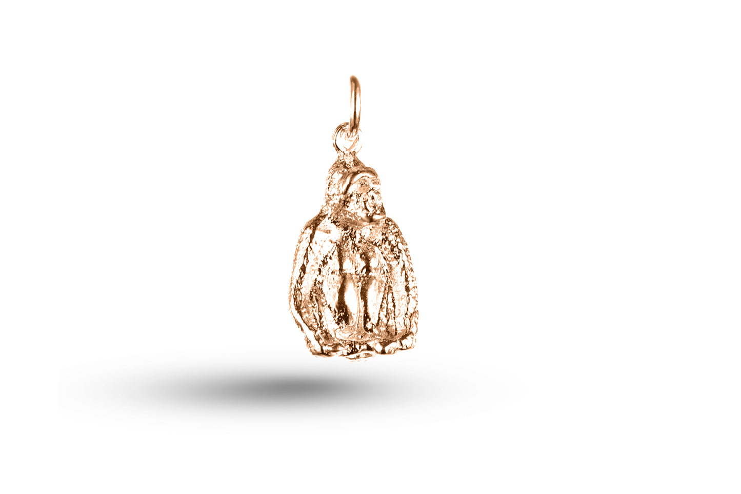 Rose gold Gorilla charm.