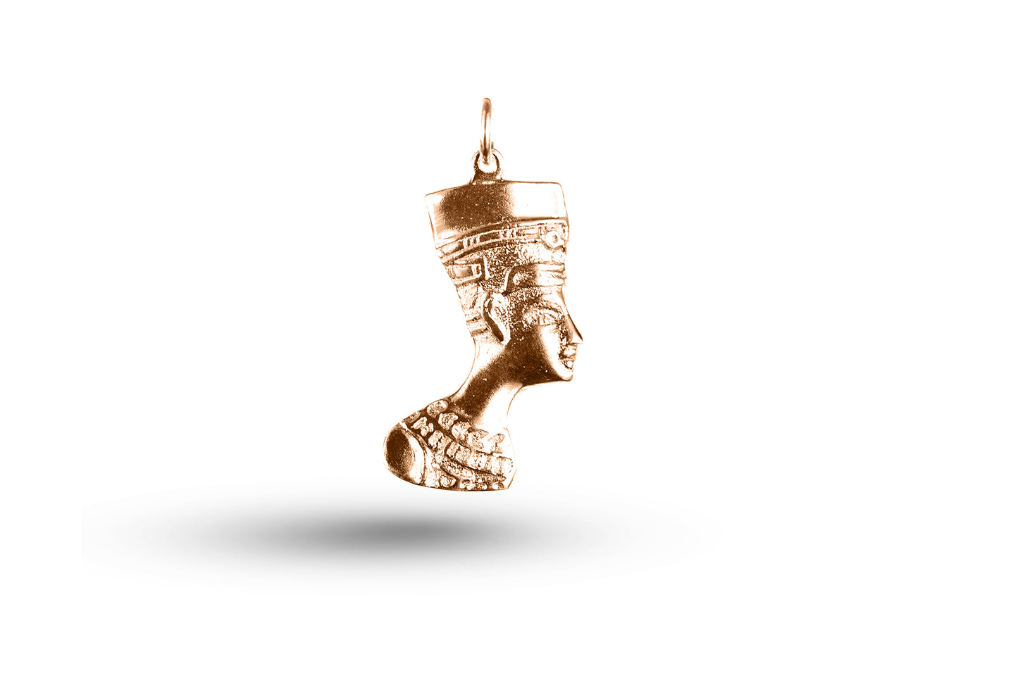Rose gold Queen Nefertiti charm.