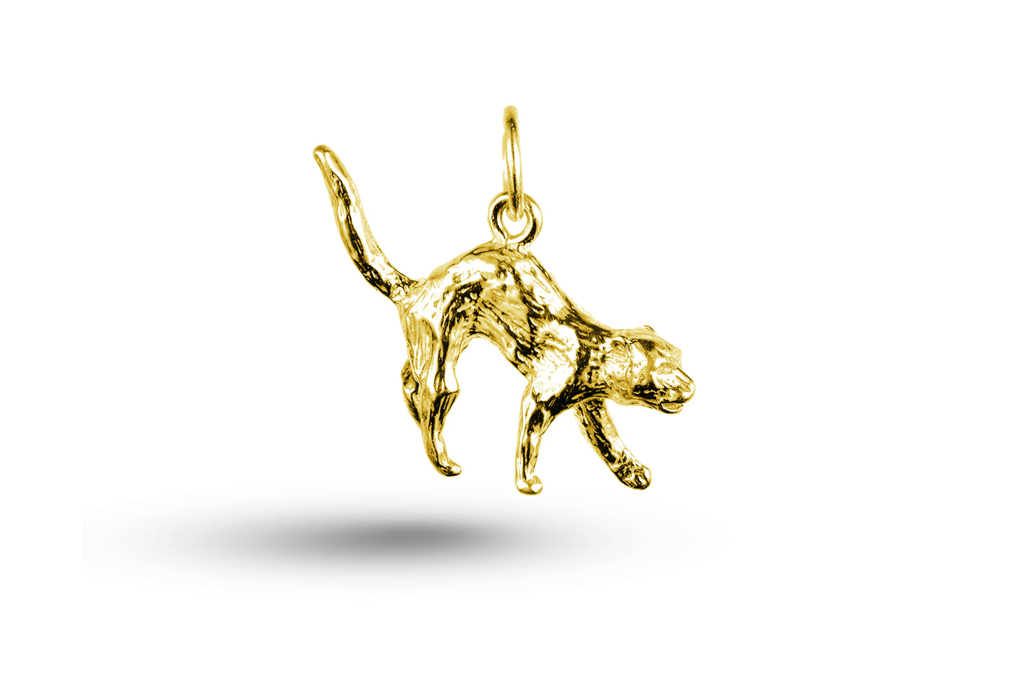 Yellow gold Lemur charm.