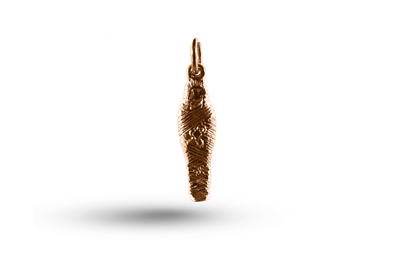 Rose gold King Tutankhamun's Mummy charm.