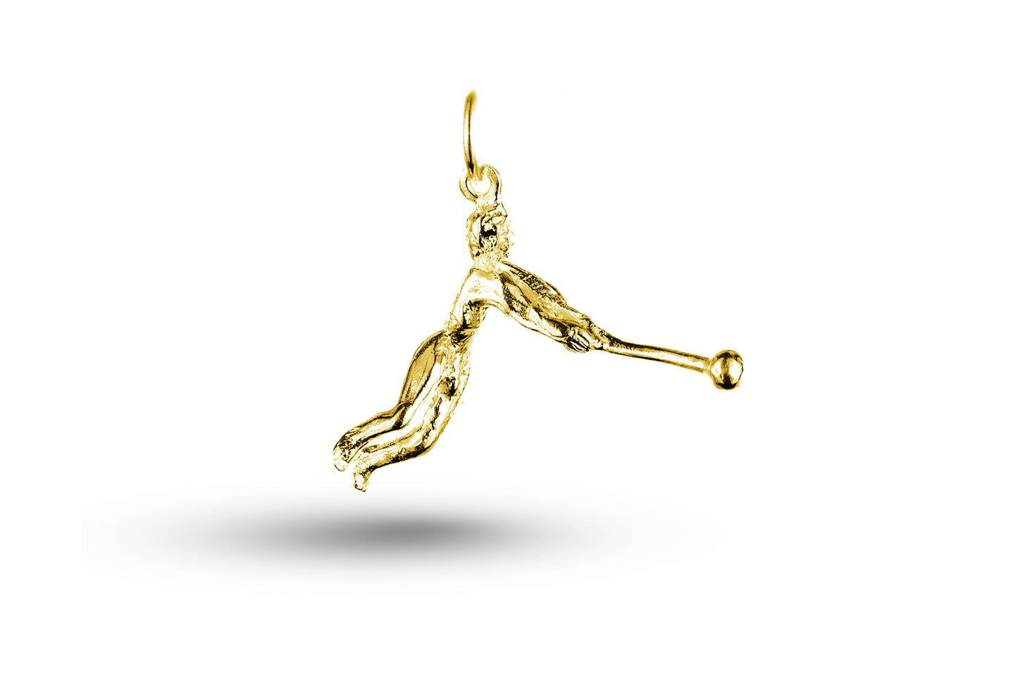 Yellow gold Hammer Throw charm.