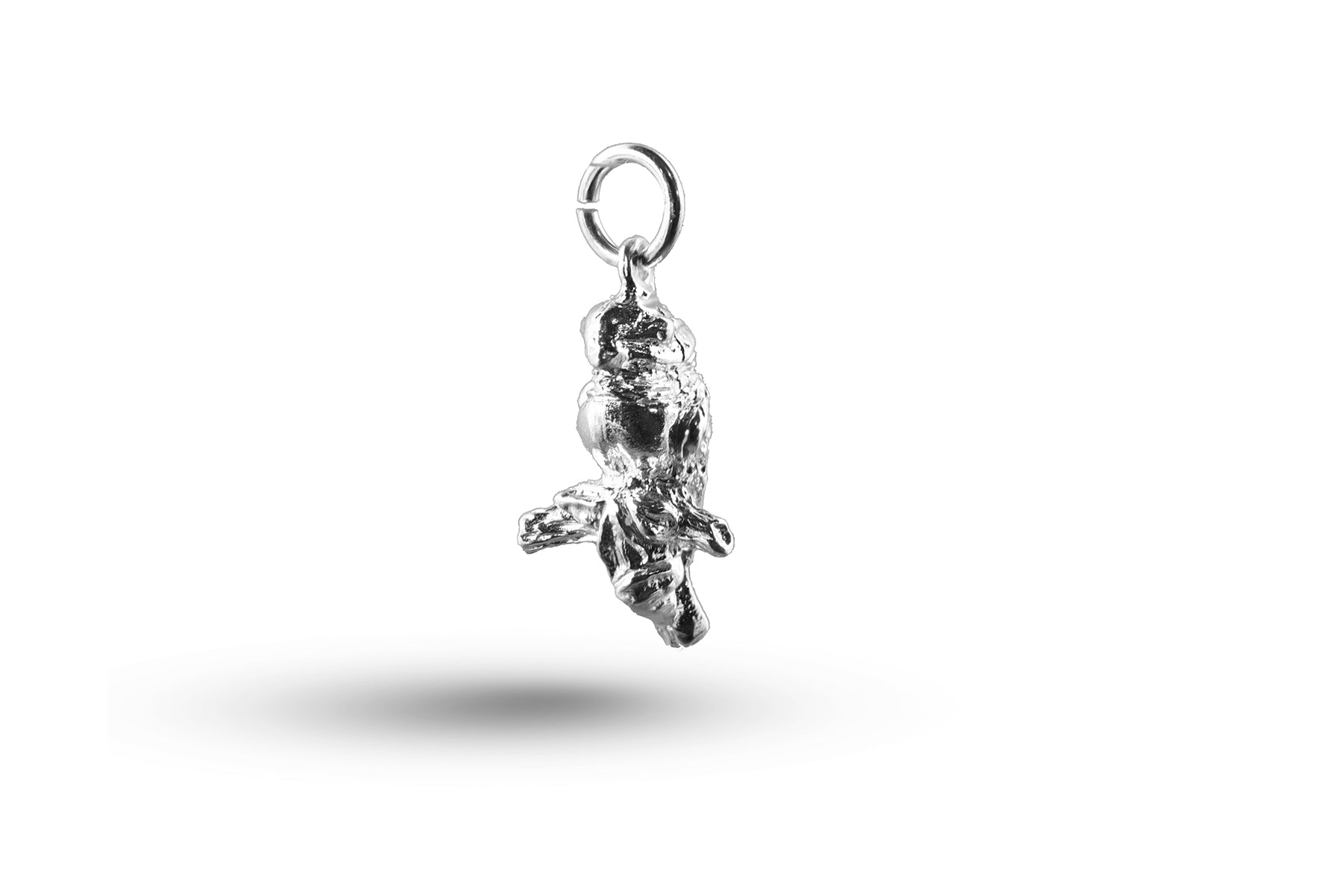 White gold Kestrel charm. 