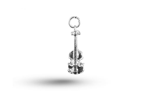 Luxury white gold Cello charm.