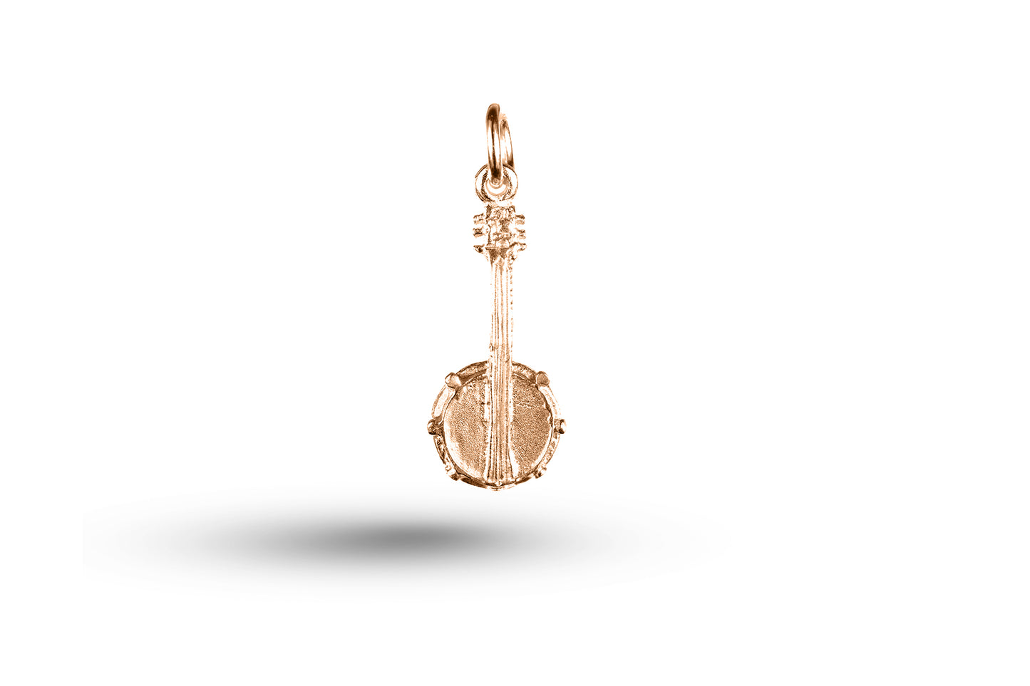 Luxury rose gold banjo charm.