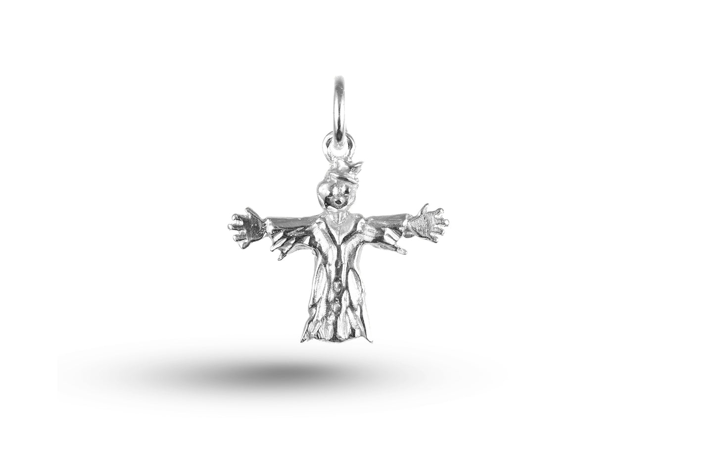 White gold Scarecrow charm.