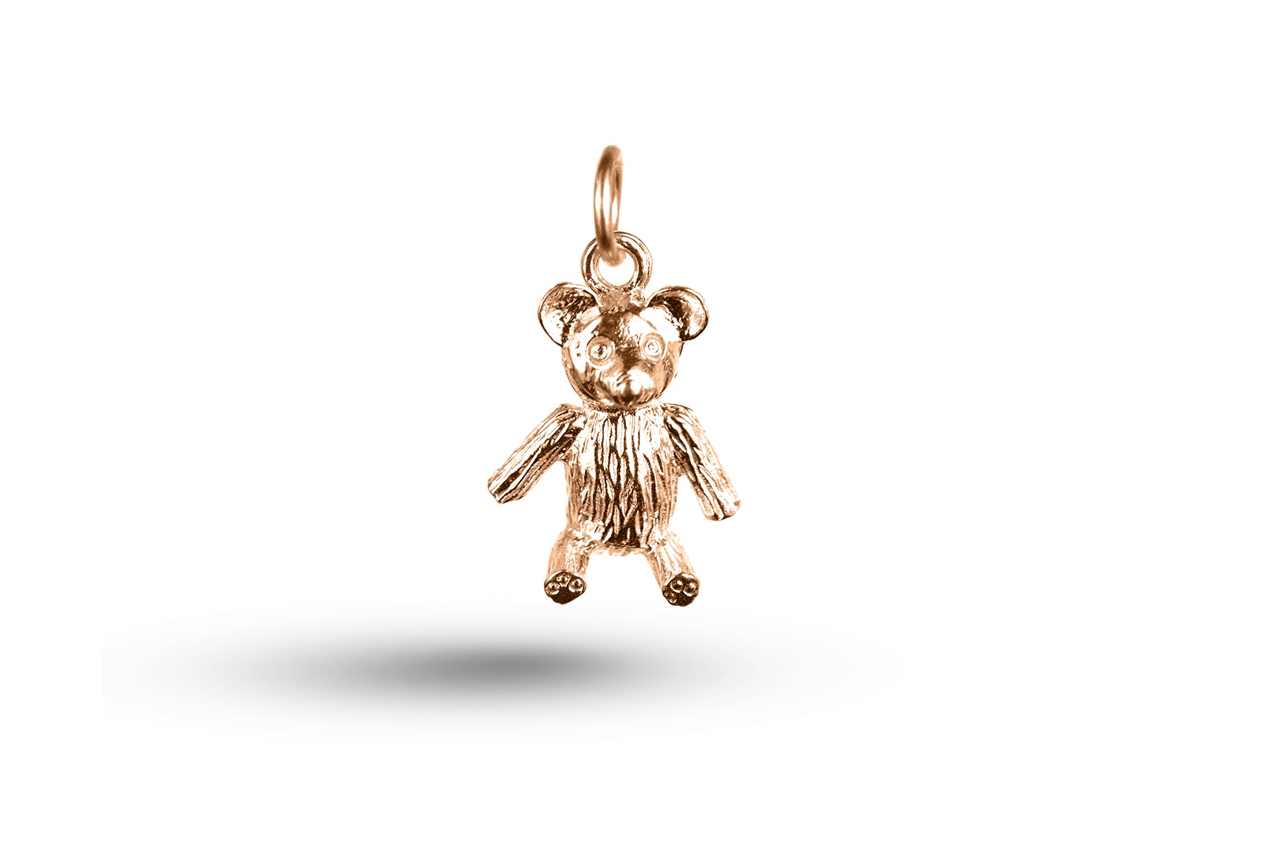 Rose gold Sitting Teddy charm.