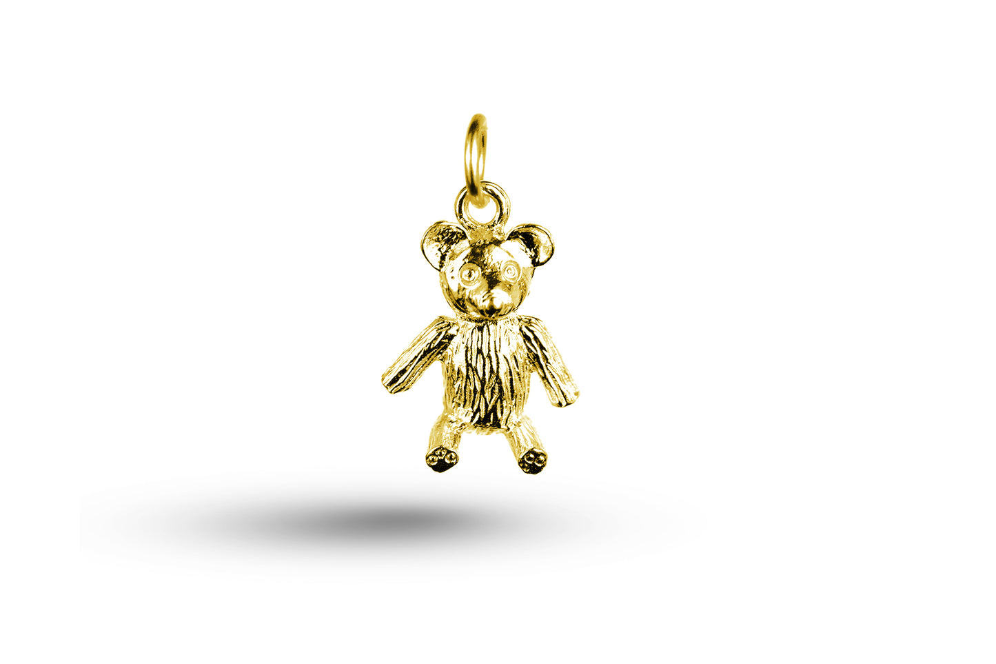 Yellow gold Sitting Teddy charm.