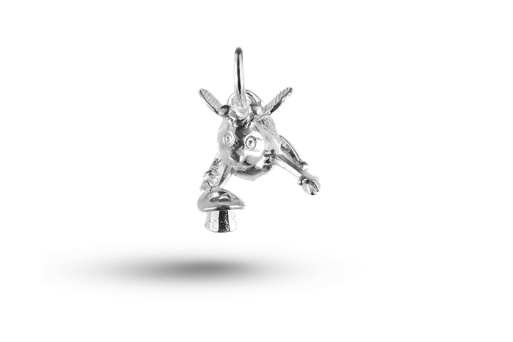White gold Mr Bee charm.