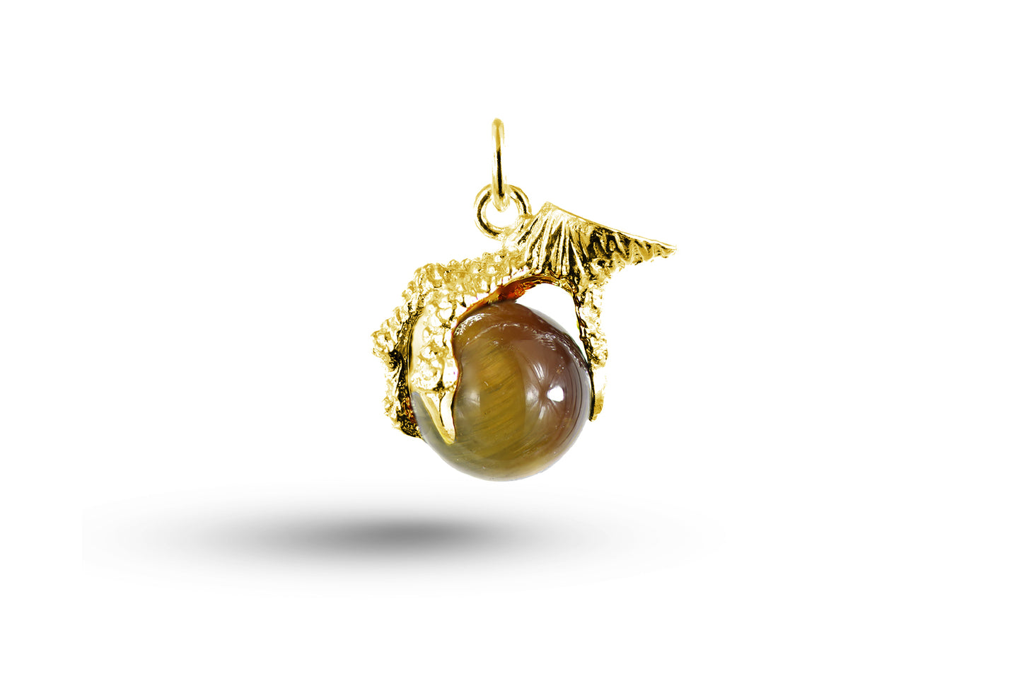 Yellow gold Grouse Claw charm.