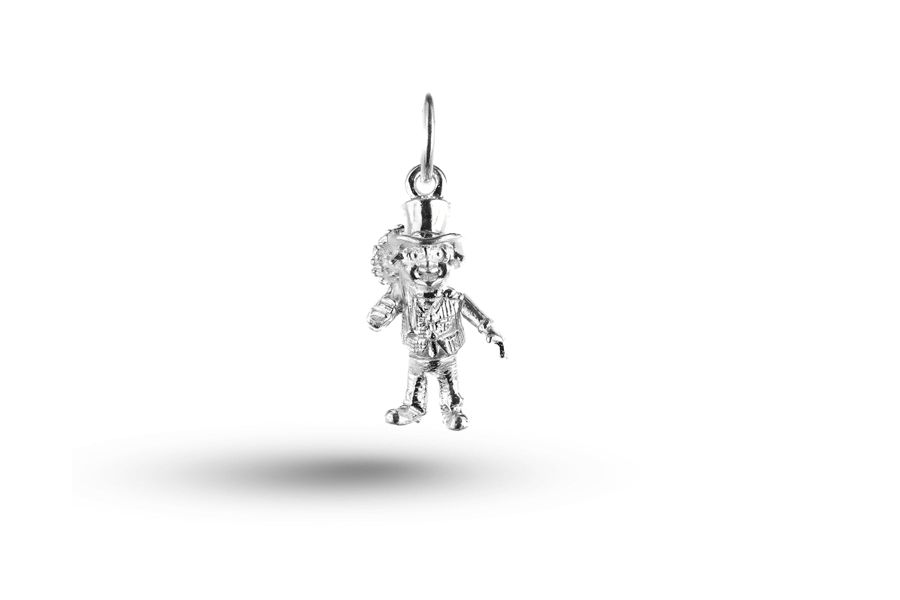 Luxury white gold Boy Sweep charm.