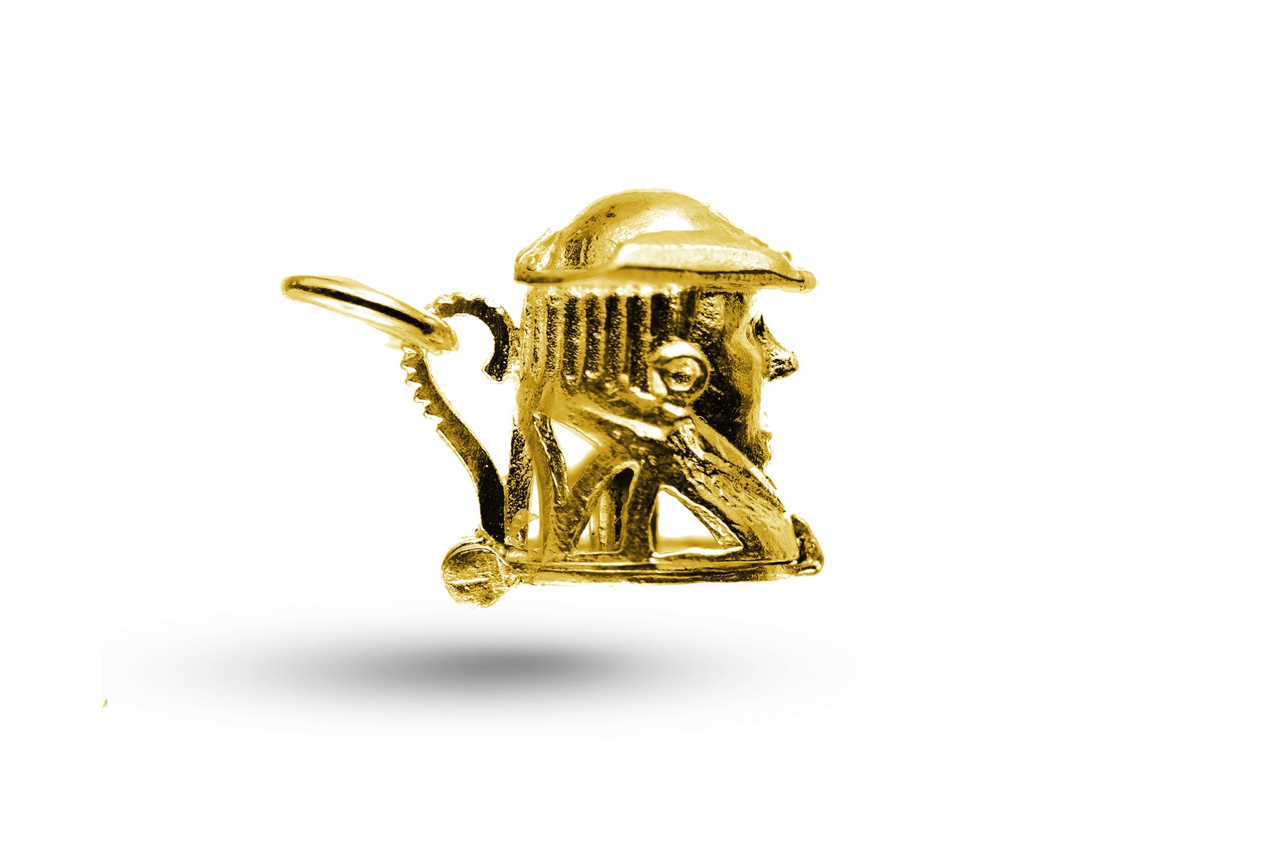 Yellow gold Opening Toby Jug charm.