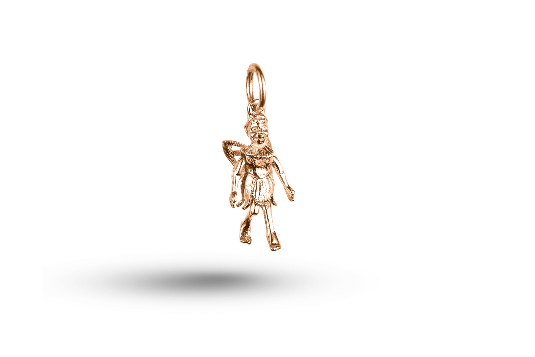 Rose gold Movable Fairy charm.