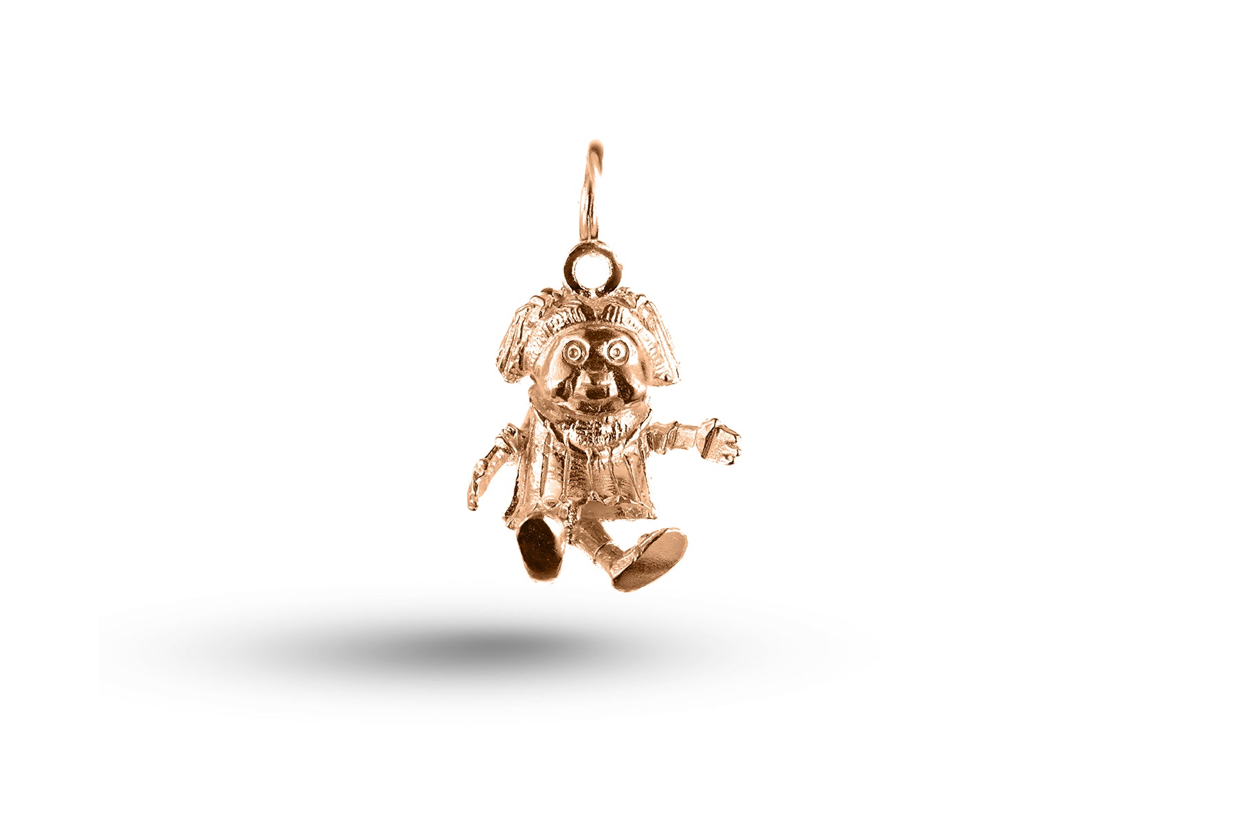 Luxury rose gold baby doll charm.
