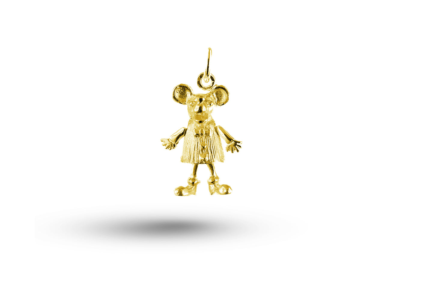 Yellow gold Mr Mouse charm.