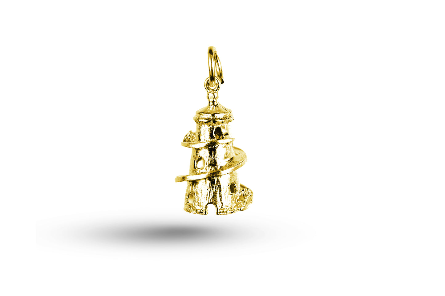 Yellow gold Helter Skelter charm.