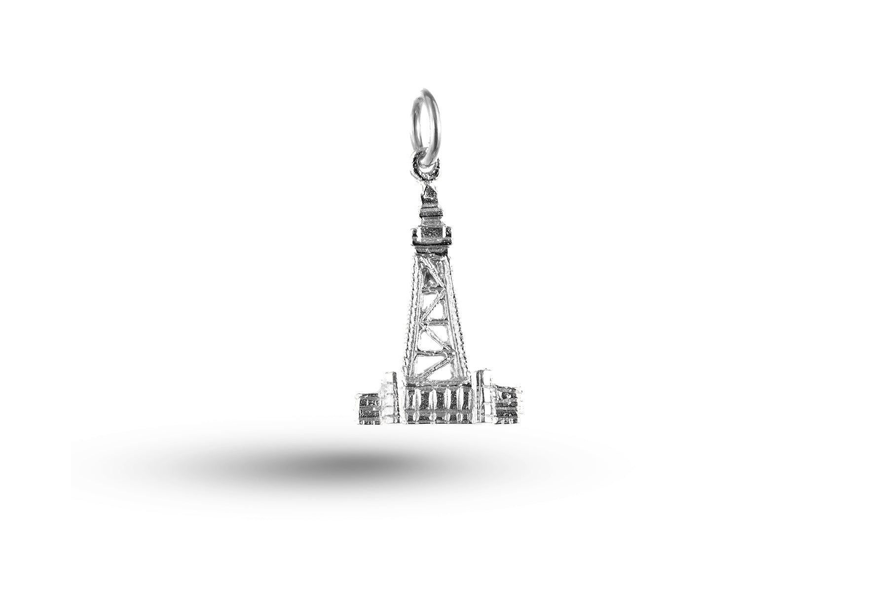 Luxury white gold Blackpool Tower charm.