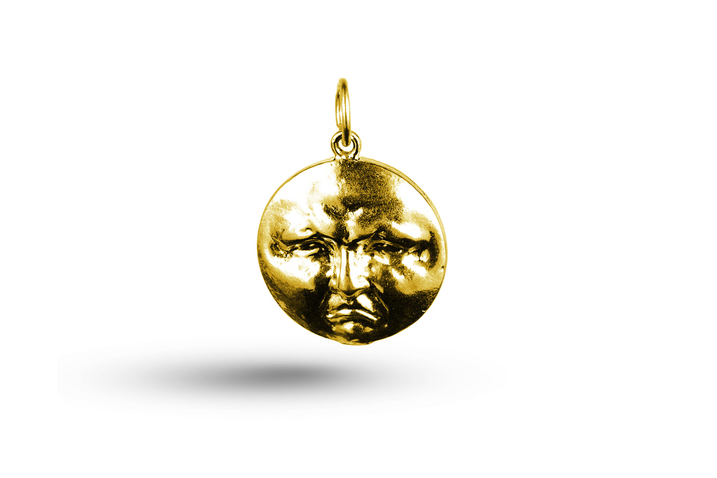 Yellow gold Moon charm.