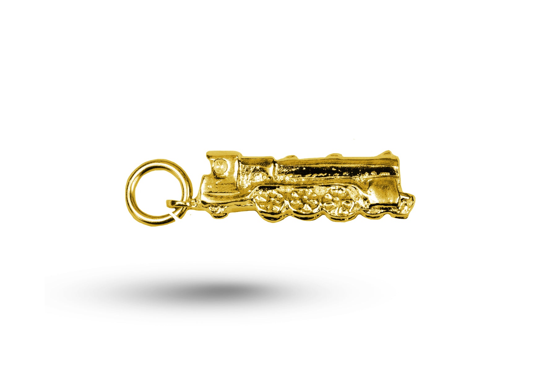 Yellow gold Locomotive charm.