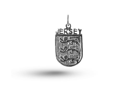 White gold Jersey Crest charm.