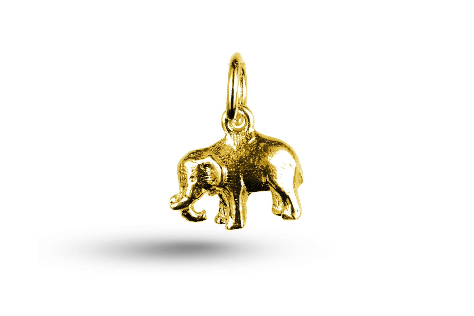 Yellow gold Pygmy Elephant charm.