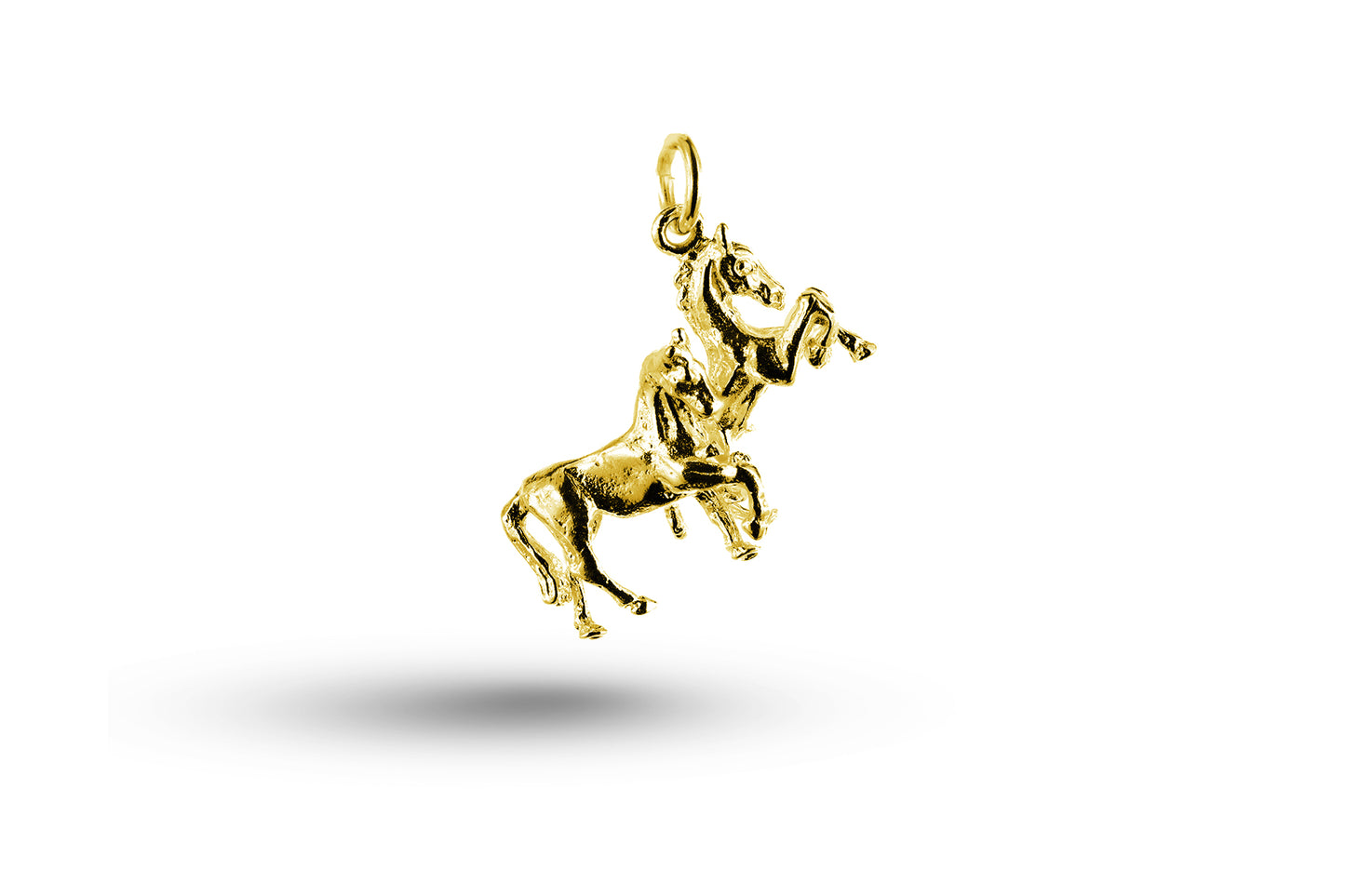 Yellow gold Horse and Foal charm.