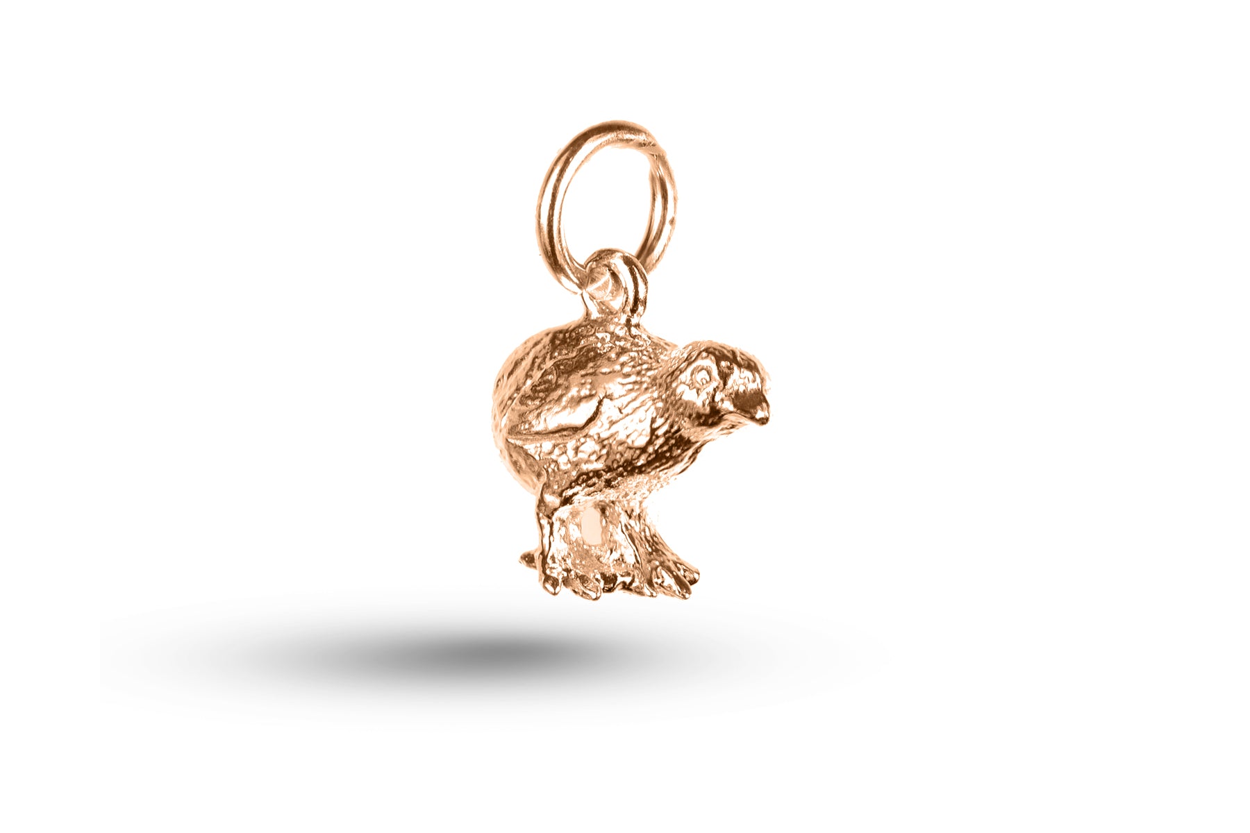 Luxury rose gold Chick charm.