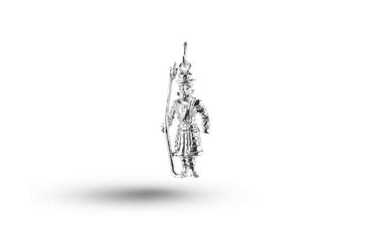 White gold Yeoman charm.