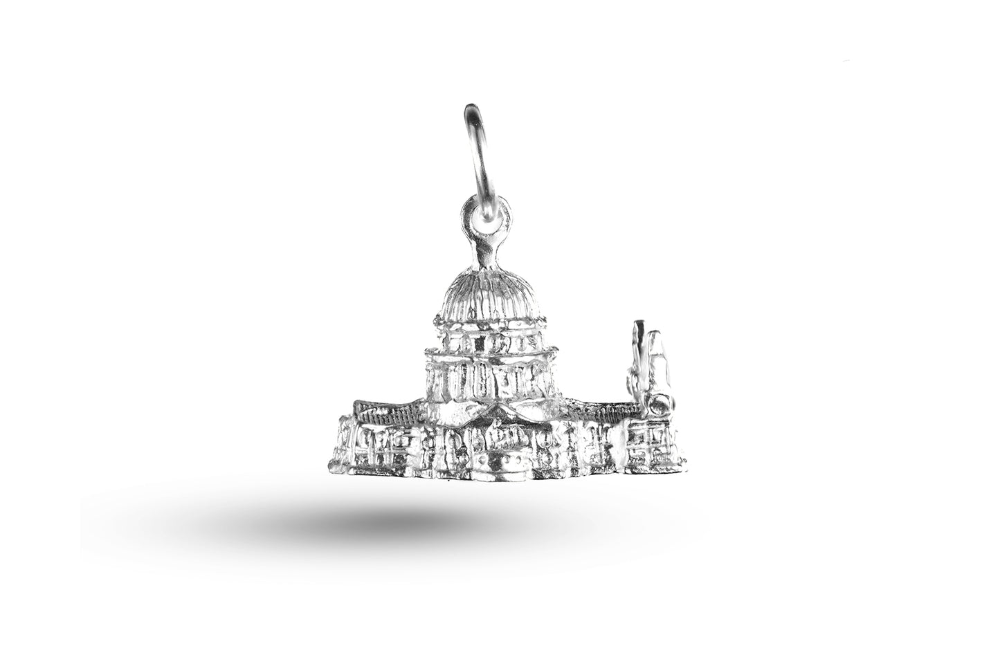 White gold St Pauls Cathedral charm.