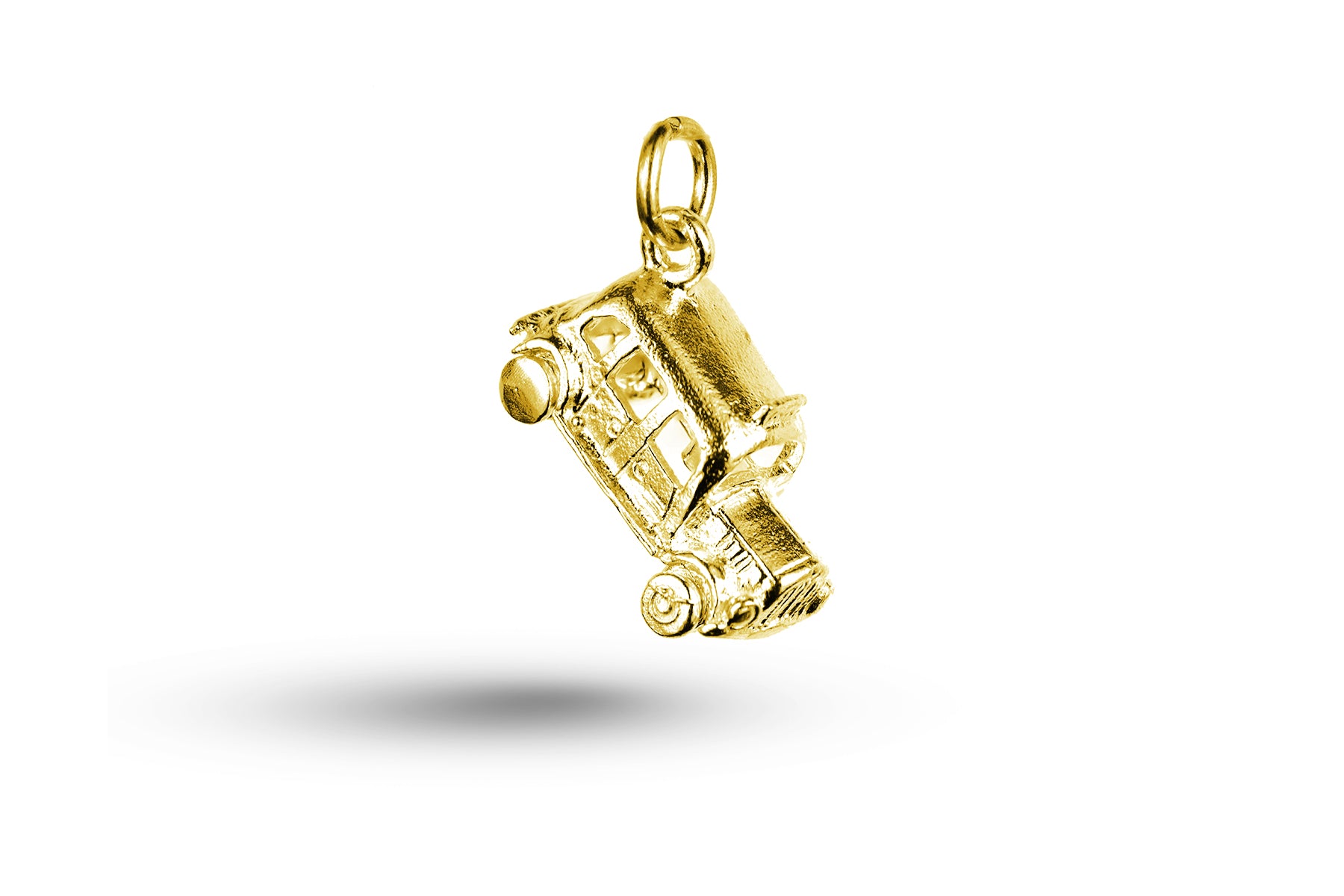 Yellow gold London Taxi Cab charm.