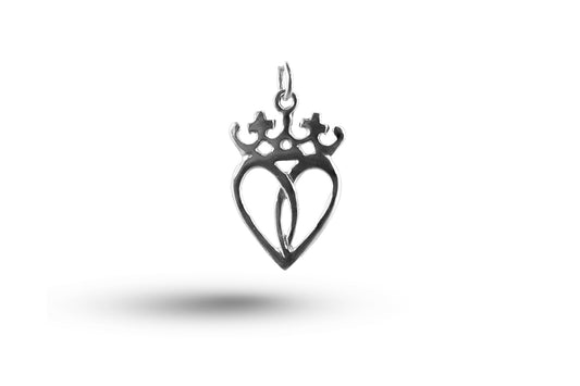 White gold Luckenbooth charm.