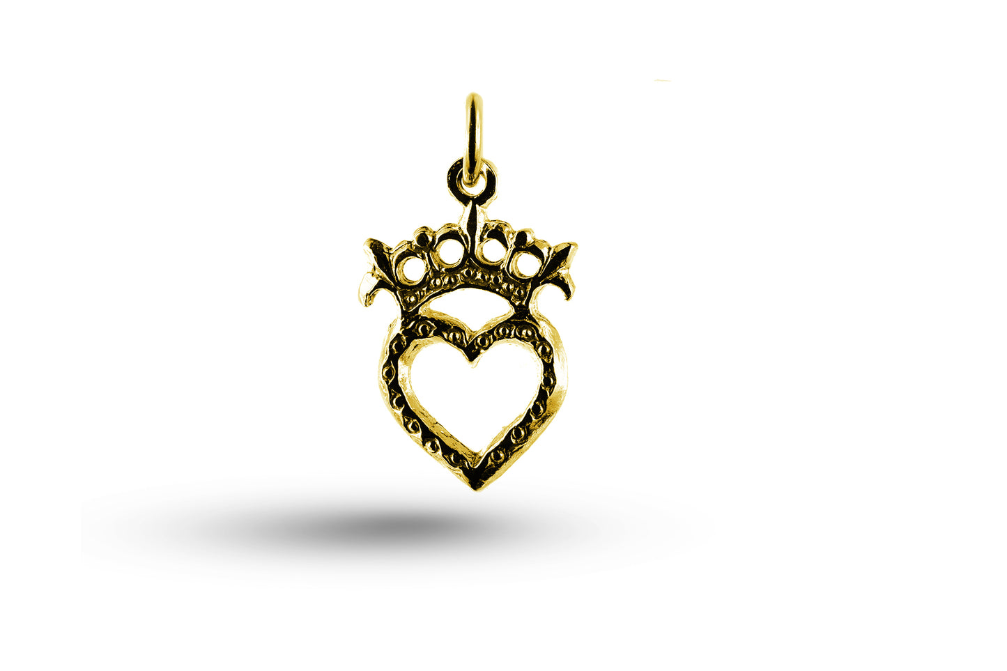 Yellow gold Luckenbooth charm.