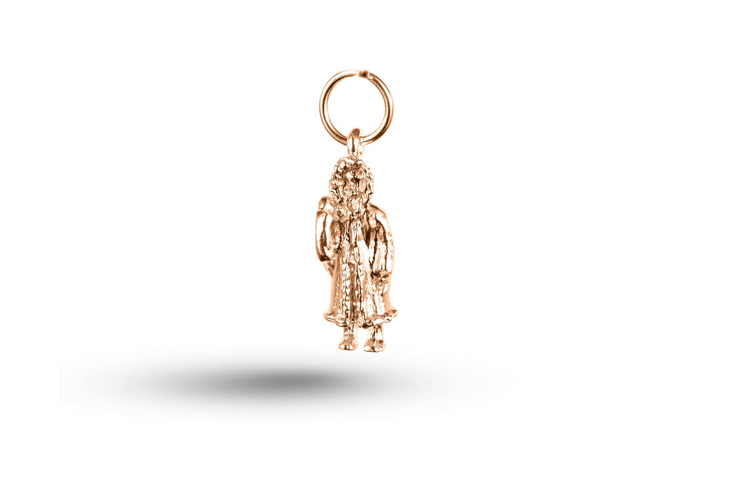 Rose gold Father Christmas with Sack charm.