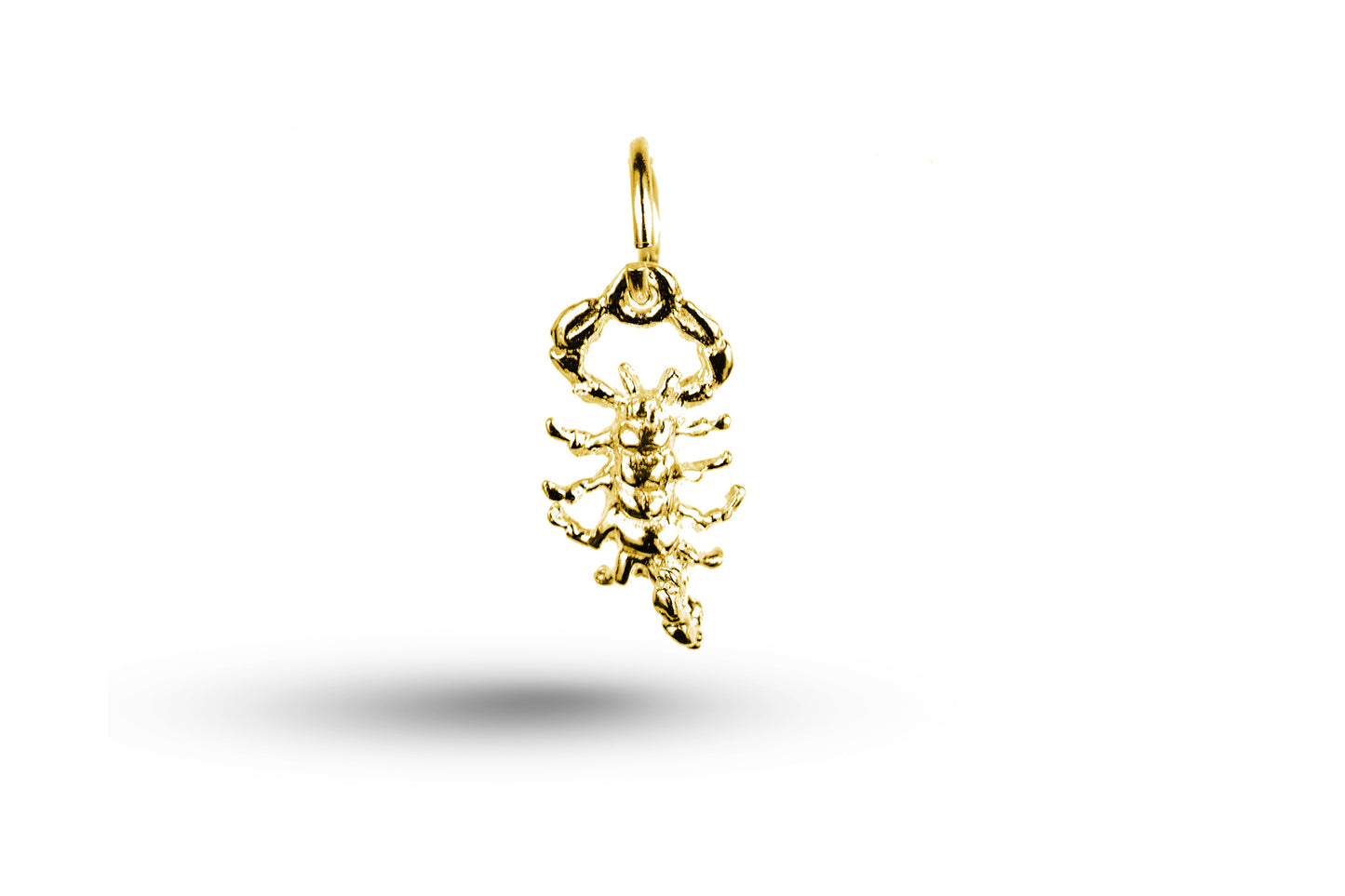 Yellow gold Scorpion charm.