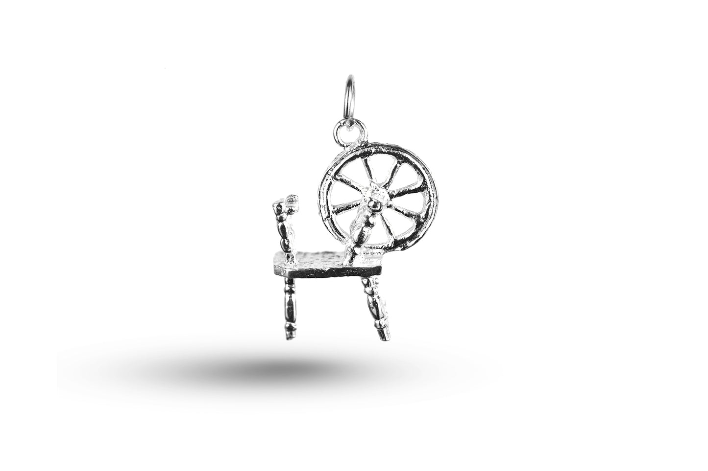 Charms Direct Welsh Spinning Wheel Charm