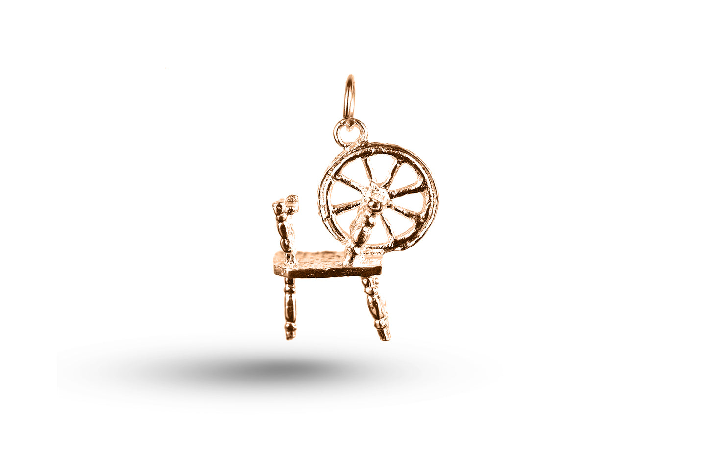 Charms Direct Welsh Spinning Wheel Charm