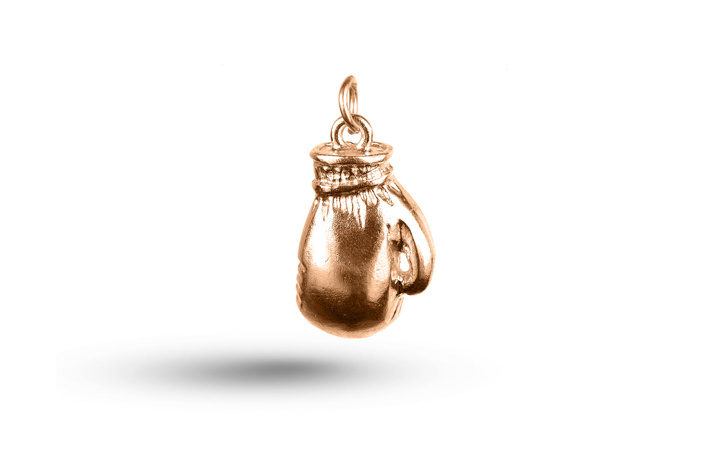 Rose gold Boxing Glove charm.