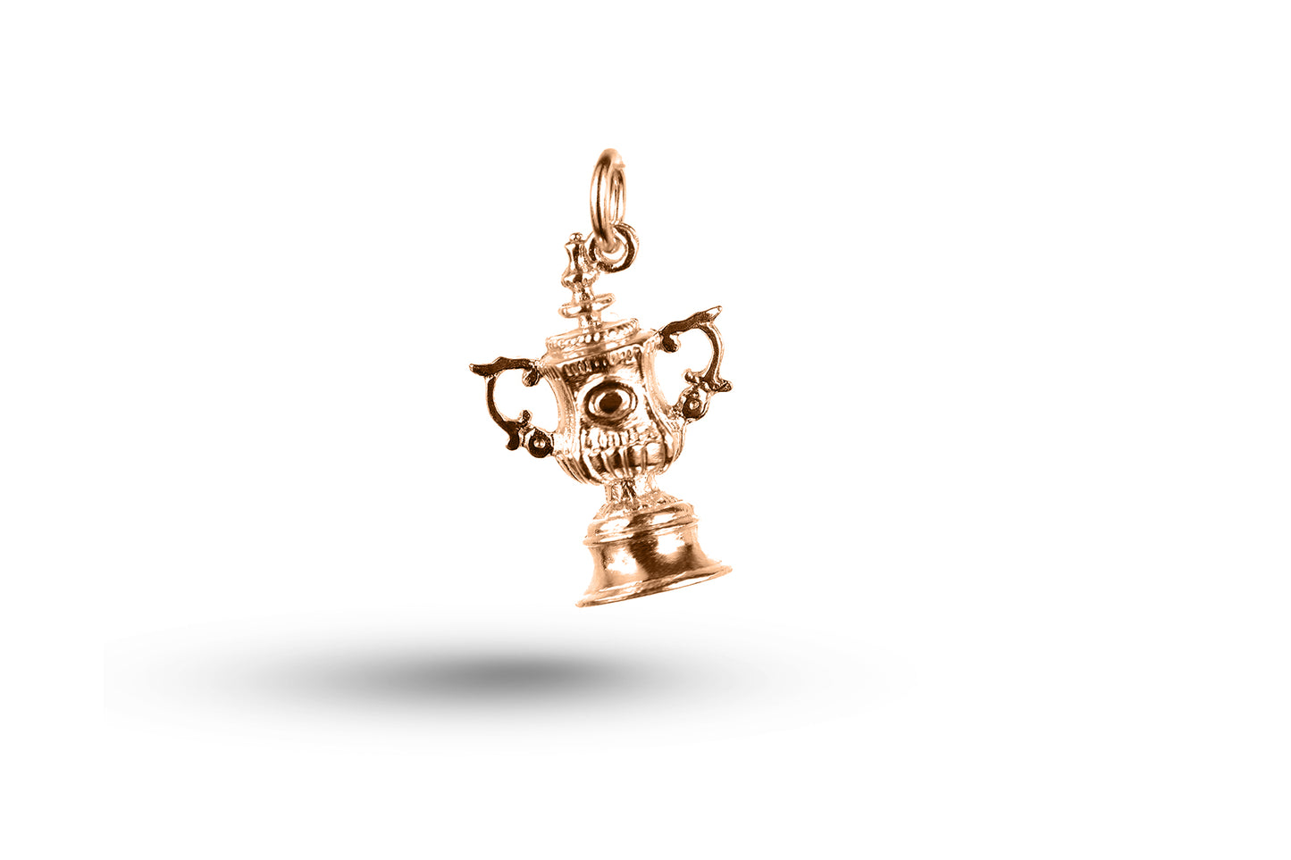 Rose gold Sports Trophy charm.