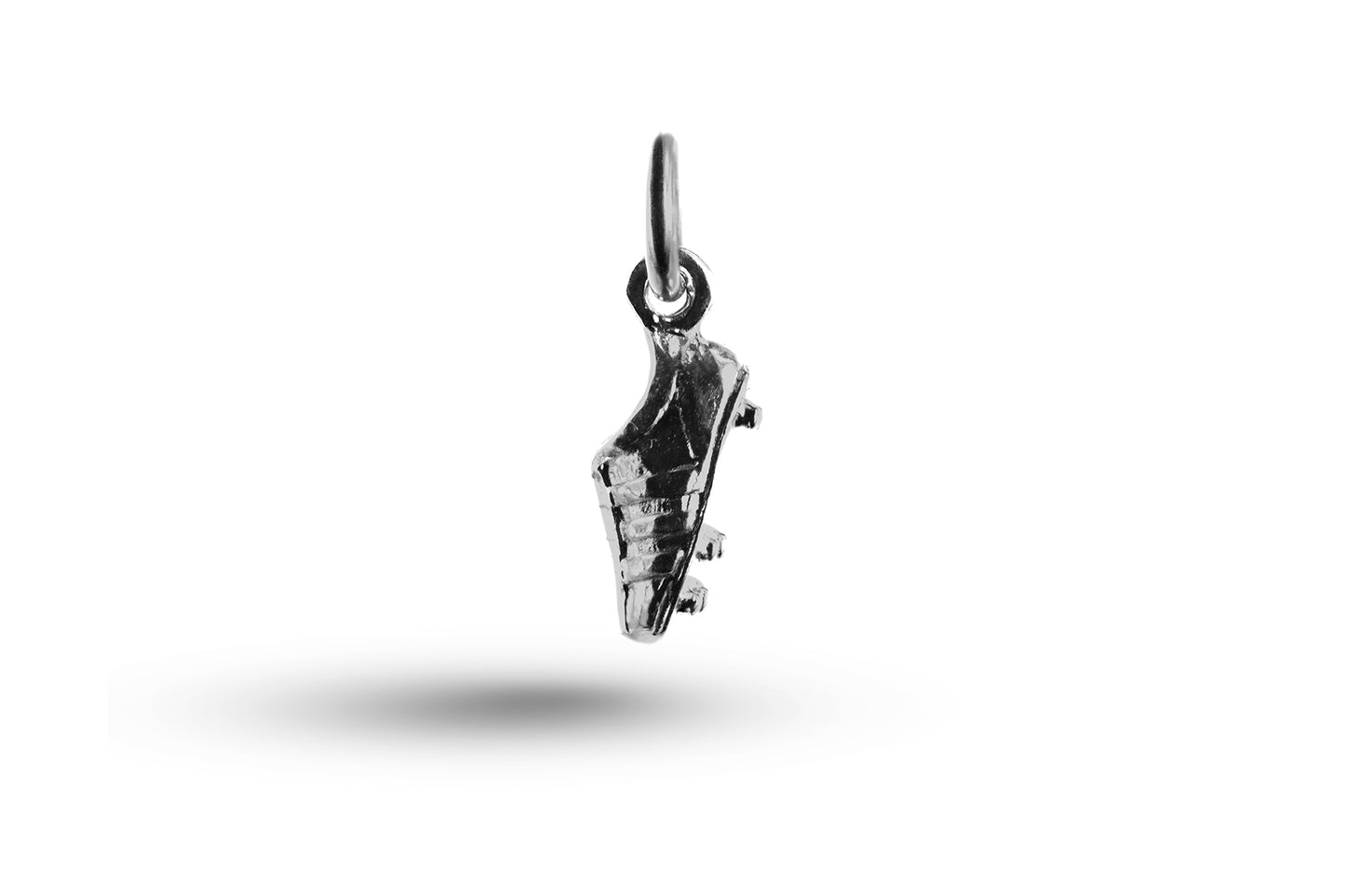 White gold Football Boot charm.