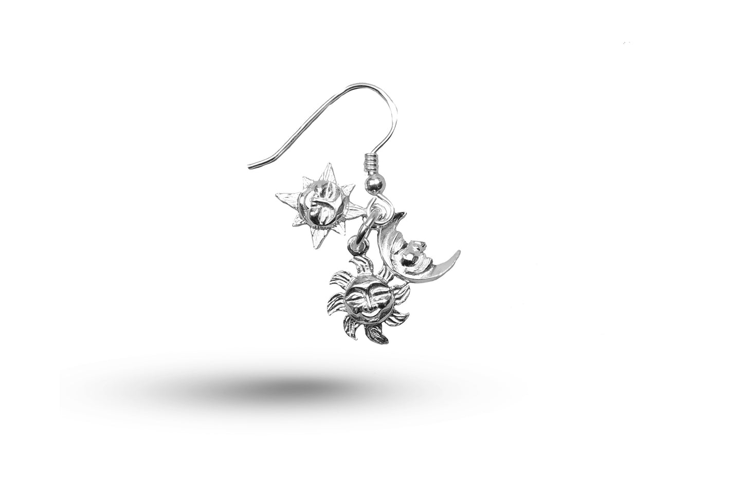 Charms Direct Sun - Moon and Star Earrings