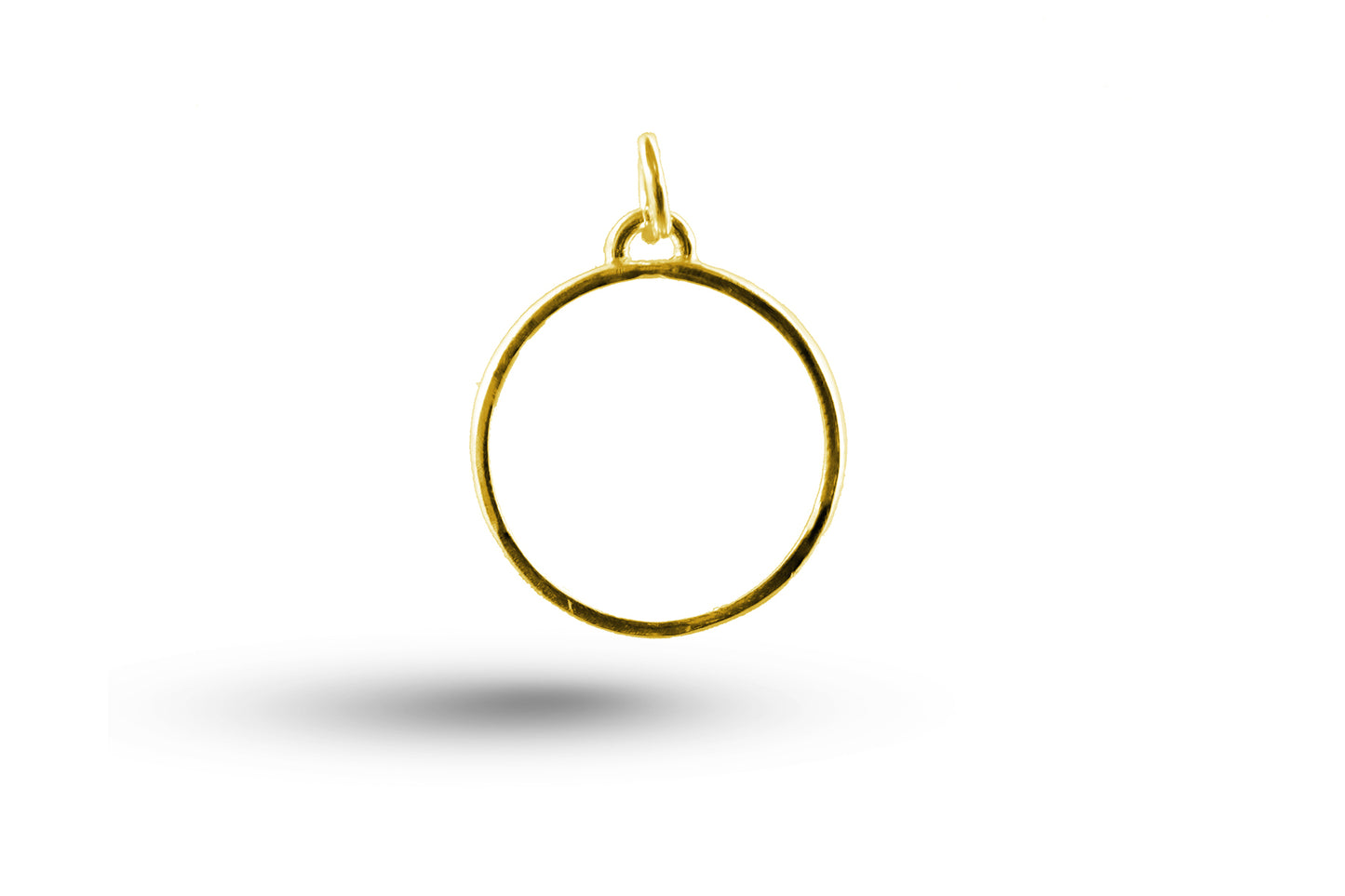 Luxury yellow gold Charm Ring charm.