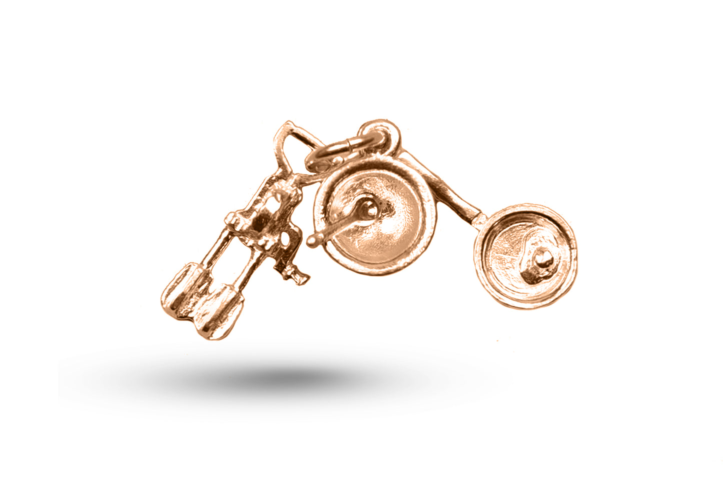 Rose gold Cooking Set charm.